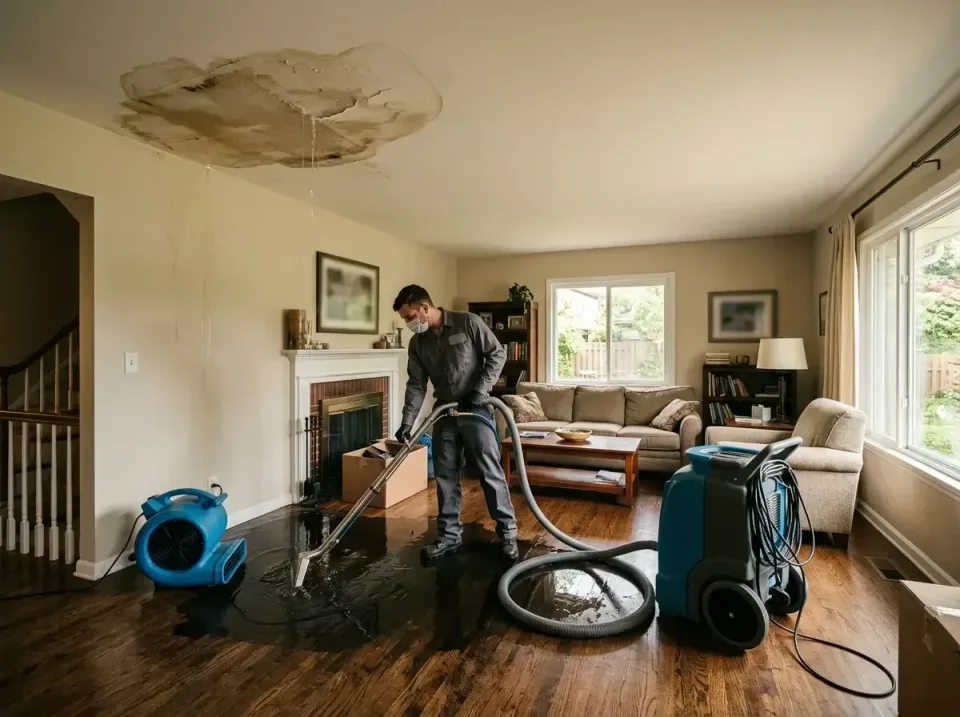 attic-pipe-burst-ceiling-drip-008 — frequently asked questions, Water Damage Restoration & Carpet Care in Anchorage, KY